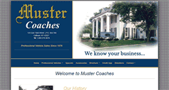 Desktop Screenshot of mustercoaches.com